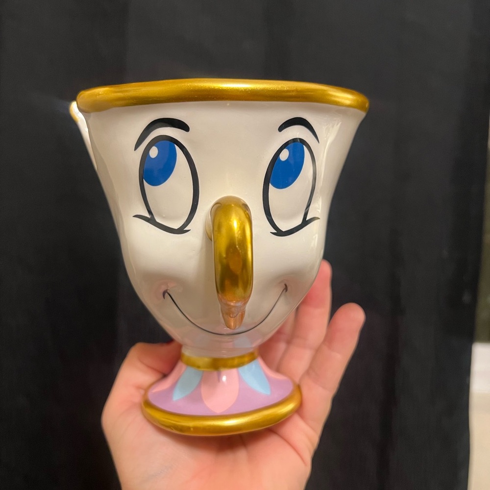 NEW Disney - Beauty And The Beast Chip Sculpted Ceramic Figural